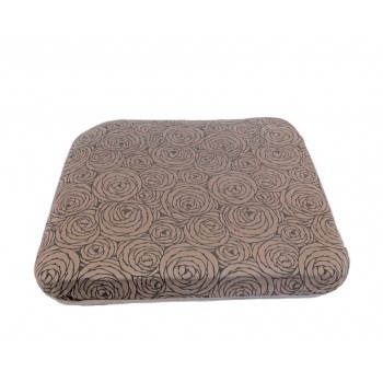 Futon cushion - Fleurs de Bonheur collection - Grey