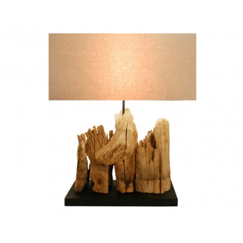 Lampe design bois Canopus