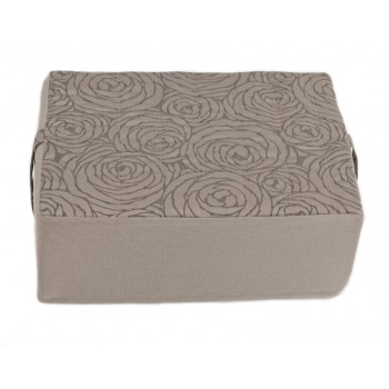 Meditation cushion - Fleurs de Bonheur collection - Grey